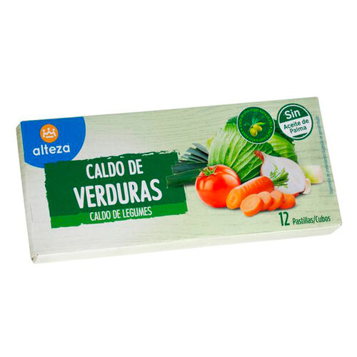 CALDO DE VERDURAS ALTEZA 12 PASTILLAS  image number