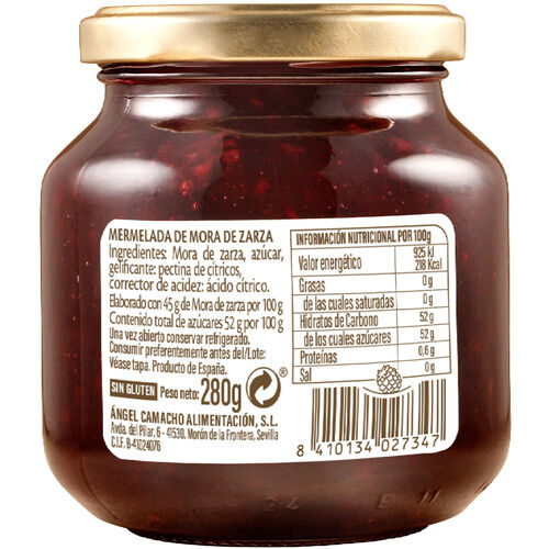 Mermelada de mora de zarza LA VIEJA F&Aacute;BRICA 280g image number