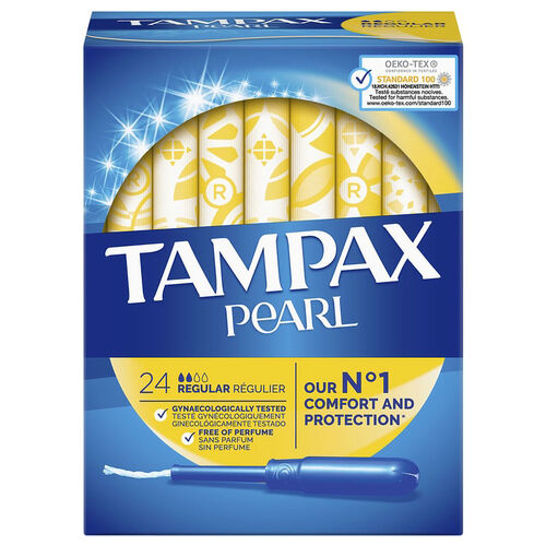 TAMPONES TAMPAX PEARL REGULAR 24ud image number