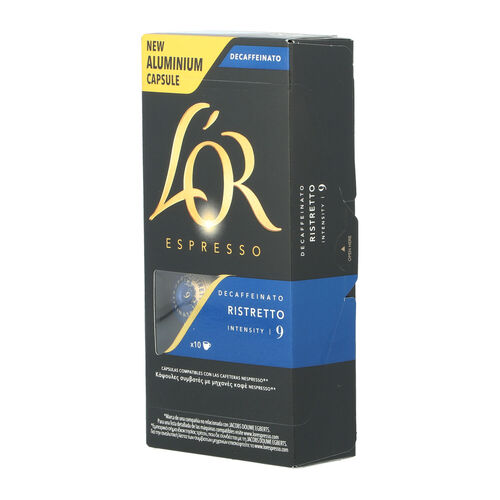 Caf&eacute; Ristretto descafeinado LOR 10 c&aacute;psulas image number