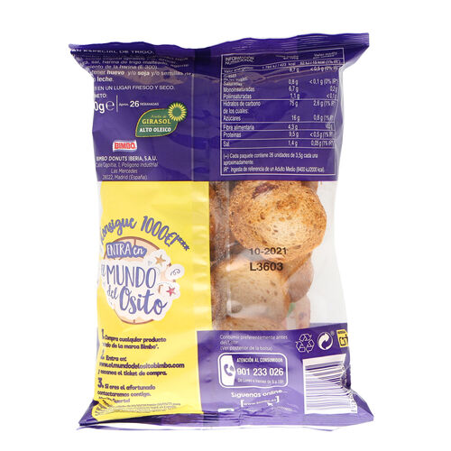 Mini tostas con arandanos ORTIZ 90g image number