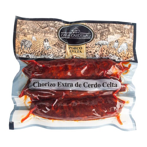 Chorizo Extra de cerdo celta CASTELAO 210g image number