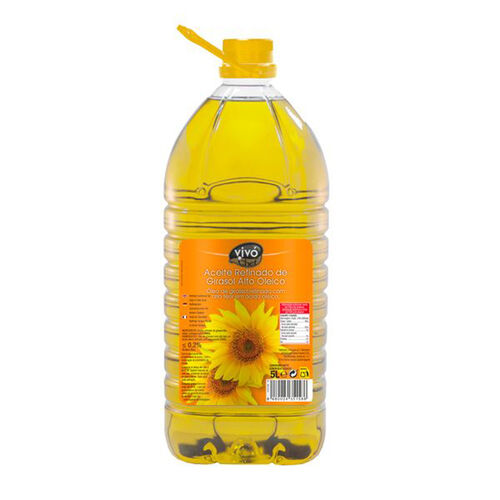 Aceite de girasol alto oleico VIV&Oacute; CHEF 5L image number