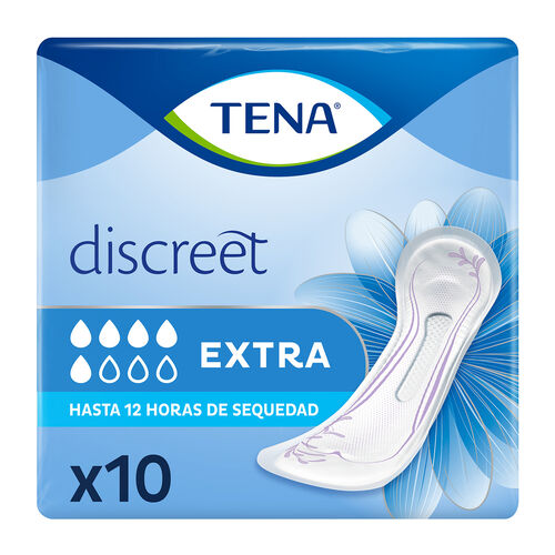 Compresas incontinencia femenina Discreet Extra TENA 10uds image number