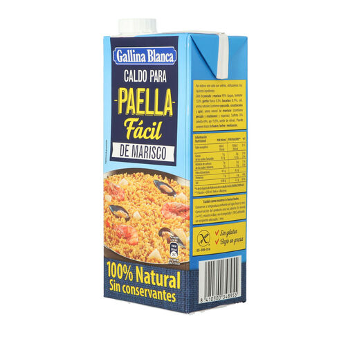 CALDO PARA PAELLA GALLINA BLANCA 1L image number