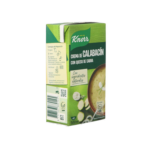 Crema KNORR calabac&iacute;n queso cabra 500ml image number