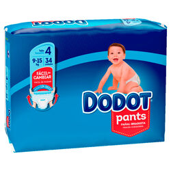PAÑAL PANTS T.4 DODOT 33 ud.