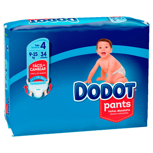 PAÑAL PANTS T.4 DODOT 33 ud. image number