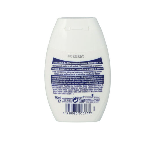 Elixir dental licor polo 2en1 dientes blancos 75ml image number