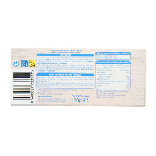 Caldo ALTEZA carne 12 pastillas 120g image number