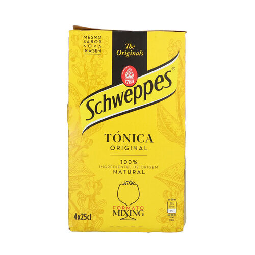 SCHWEPPES tonica botella pack 4x25cl image number