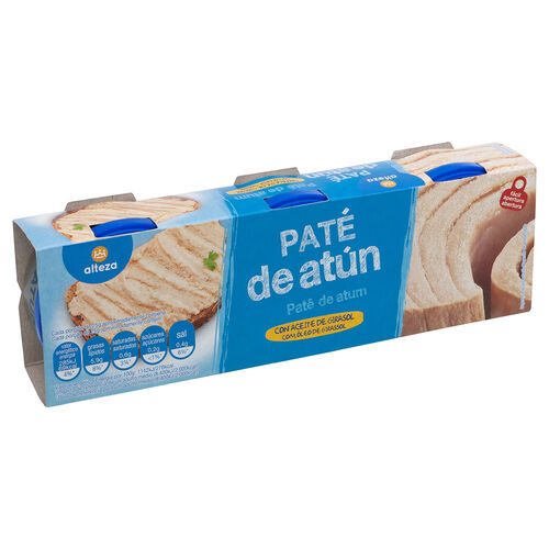 Pat&eacute; de at&uacute;n ALTEZA 3x78g image number