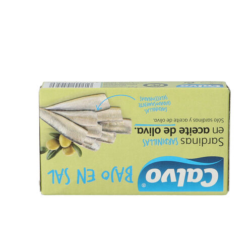 Sardinilla CALVO baja en sal oliva rr90 image number