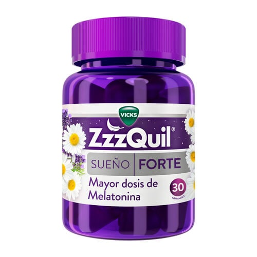Gominolas de melatonina Sue&ntilde;o Forte ZZZQUIL 30uds image number