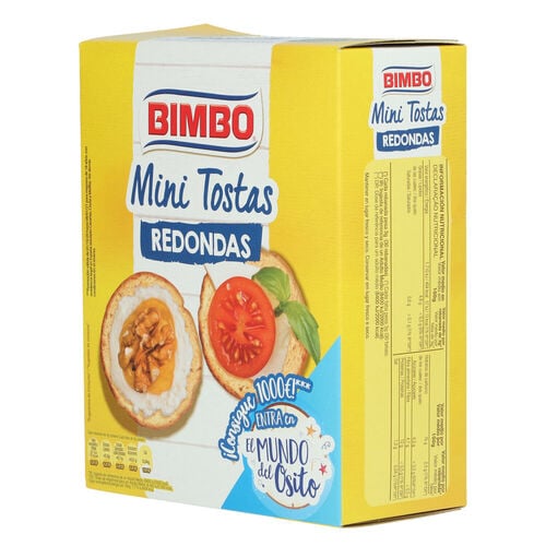 Mini tostas redondas ORTIZ 100g image number