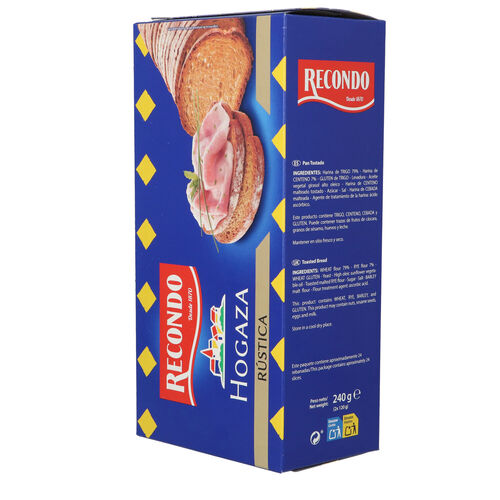HOGAZA DE PAN RUSTICO RECONDO 240g image number