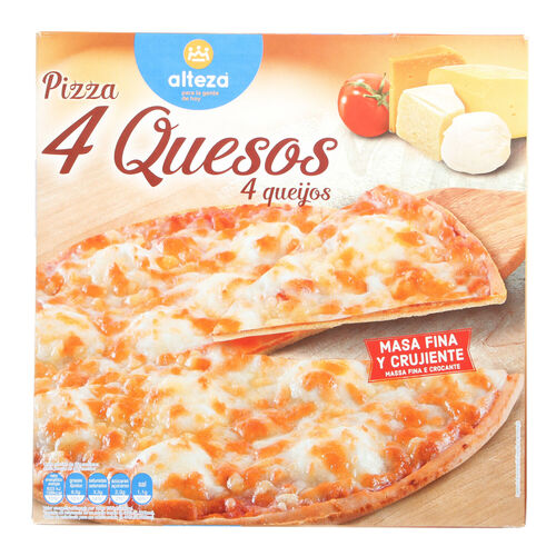PIZZA ALTEZA 4 QUESOS CONGELADA 340g image number