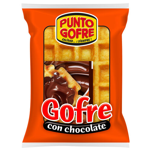 Gofre con chocolate PUNTO GOFRE 140g image number