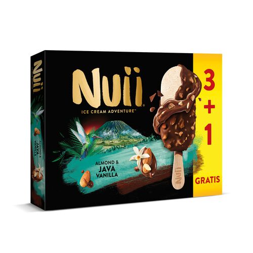 HELADO ALMENDRADO SABOR VAINILLA NUII 3+1 GRATIS image number