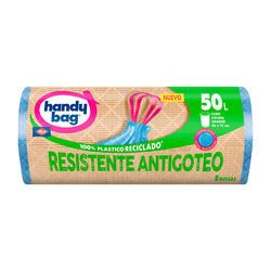 Bolsa de basura antigoteo HANDY BAG 50L 8uds