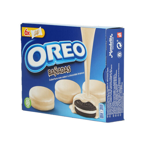 OREO ba&ntilde;adas chocolate blanco 246g image number