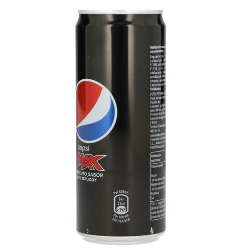 PEPSI MAX ZERO LATA 33cl image number