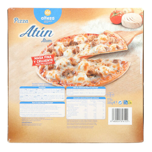 PIZZA ALTEZA ATUN CEBOLLA CONGELADA 355g image number