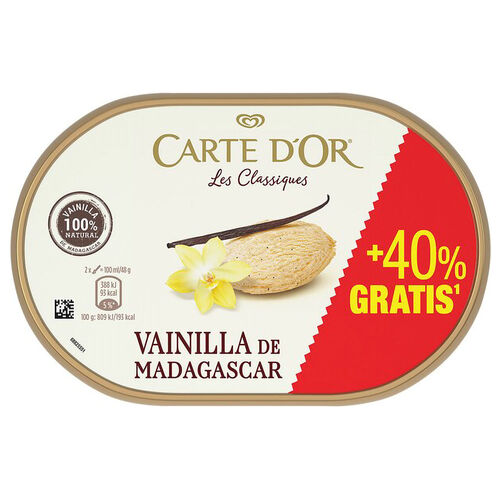 Helado tarrina Madagascar carte d'or 1L + 0,4L gratis image number