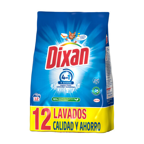 DETERGENTE POLVO DIXAN BOLSA 12 CACITOS image number
