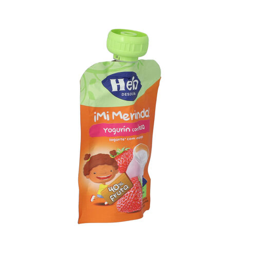 Bolsita HERO merienda yogur fresa 100g image number