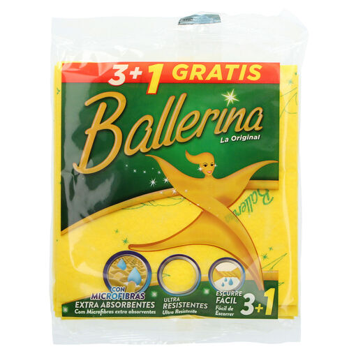 BAYETA BALLERINA PACK 3uds image number