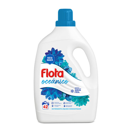 Detergente liquido oceanico flota 42 lavados image number