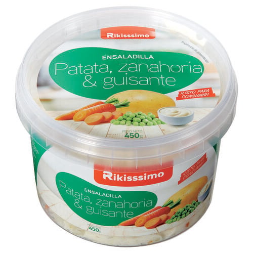 Ensaladilla de patata, zanahoria y guisante RIKISSSIMO 450g image number