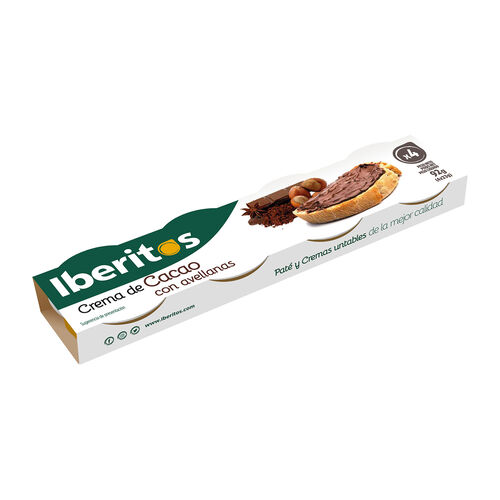 Crema cacao con avellanas IBERITOS 92g image number