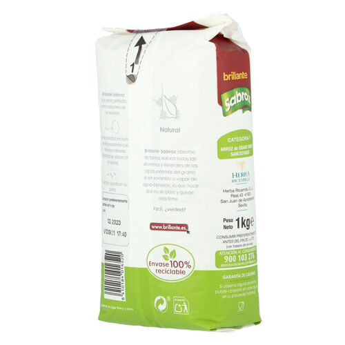 Arroz BRILLANTE Sabroz 1kg image number