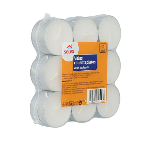 VELA CALIENTAPLATOS SELEX 18uds image number