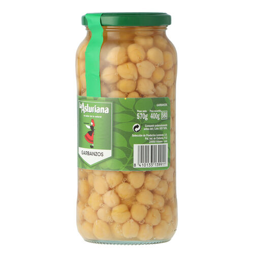 Garbanzo cocido LA ASTURIANA 570g image number
