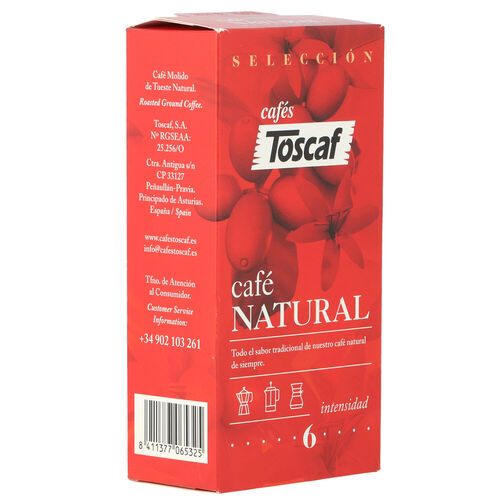 Caf&eacute; molido Natural TOSCAF 250g image number