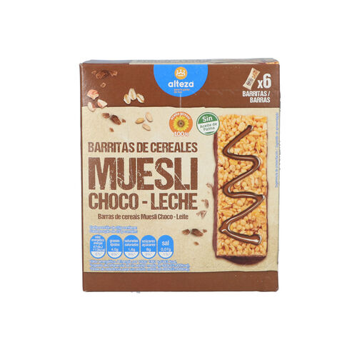 Barrita cereales chocolate ALTEZA 150g pack 6 image number