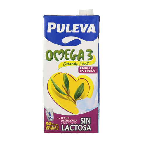 BEBIDA LACTEA OMEGA 3 SIN LACTOSA PULEVA 1L image number