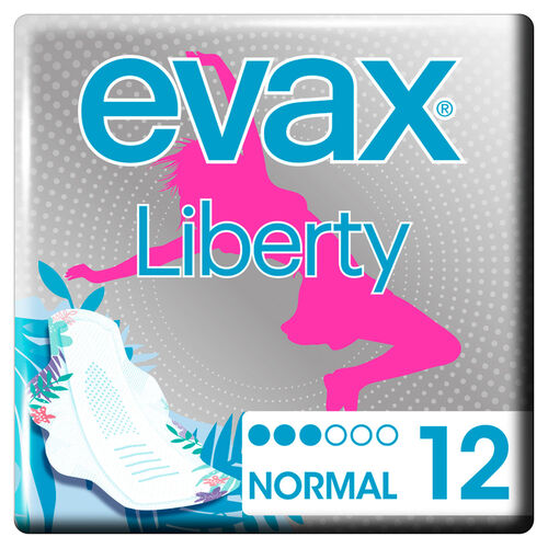 COMPRESA CON ALAS NORMAL EVAX LIBERTY 12uds image number
