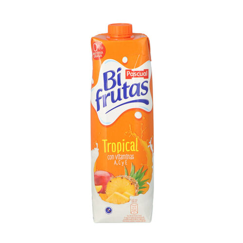 FRUTA + LECHE BIFRUTAS PASCUAL TROPICAL 1L image number