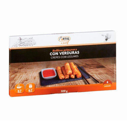 ROLLITOS DE PRIMAVERA CON VERDURAS ARTIQ 300g image number