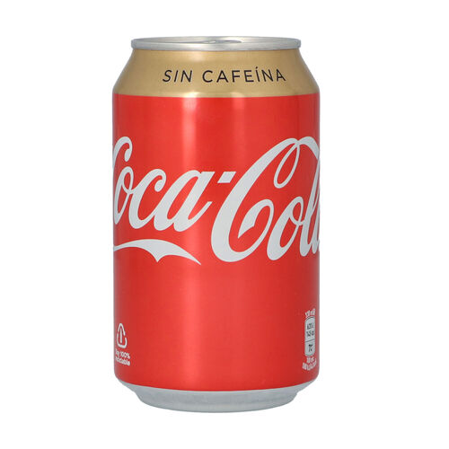 COCA COLA SIN CAFEINA LATA 33cl image number