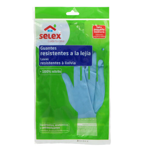 GUANTE NITRILO FUERTE TALLA PEQUEÑA SELEX image number