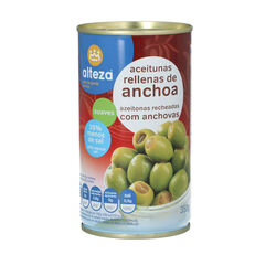 Aceituna ALTEZA rellena baja sal 350g