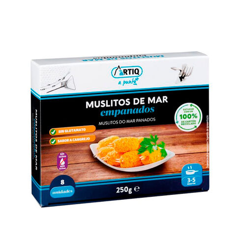 MUSLITOS DE MAR EMPANADOS ARTIQ 250g image number