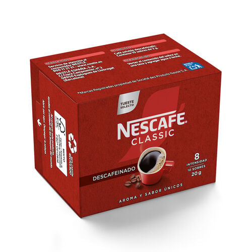 Caf&eacute; descafeinado NESCAF&Eacute; 10 sobres 20g image number