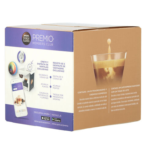Caf&eacute; DOLCE GUSTO cortado 16 c&aacute;psulas image number