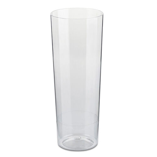 VASOS TUBO FINO PLASTICOS 10uds image number
